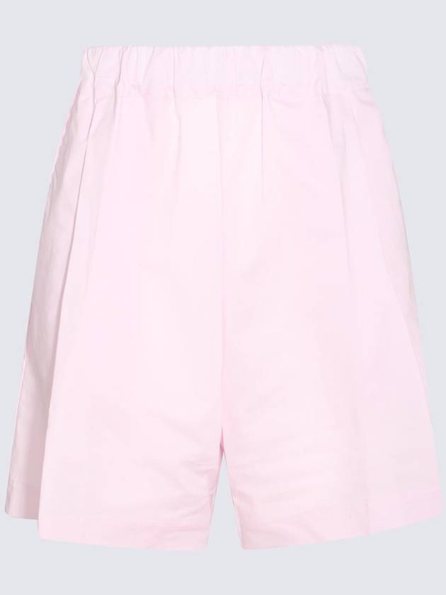 Laneus Pink Cotton Shorts - LANEUS - BALAAN 1