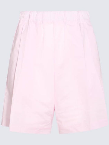 Laneus Pink Cotton Shorts - LANEUS - BALAAN 1