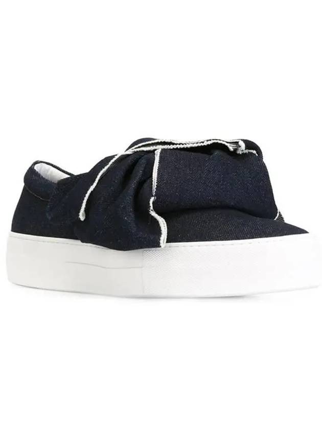 16SS dark denim bow slipon sneakers 10078BO DARK - JOSHUA SANDERS - BALAAN 2