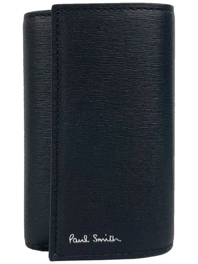 Logo Color Block Key Case Black - PAUL SMITH - BALAAN 2