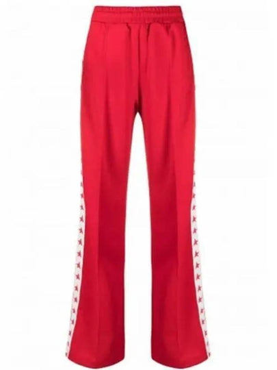 Side Star Logo Track Pants Red - GOLDEN GOOSE - BALAAN 2