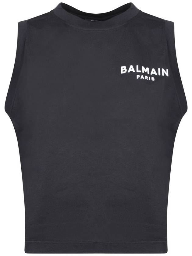 Balmain Tank Top With Logo - BALMAIN - BALAAN 1