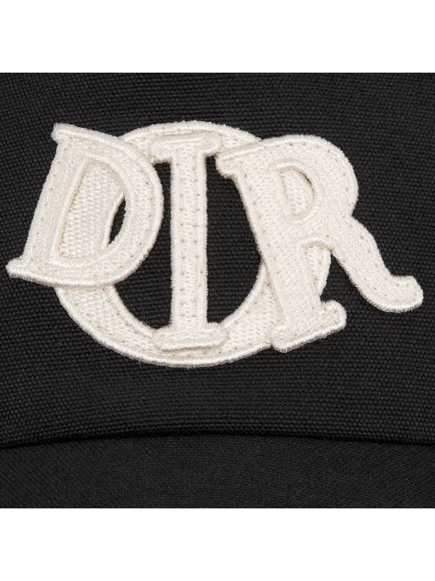 Charm Embroidery Ball Cap Black - DIOR - BALAAN 7