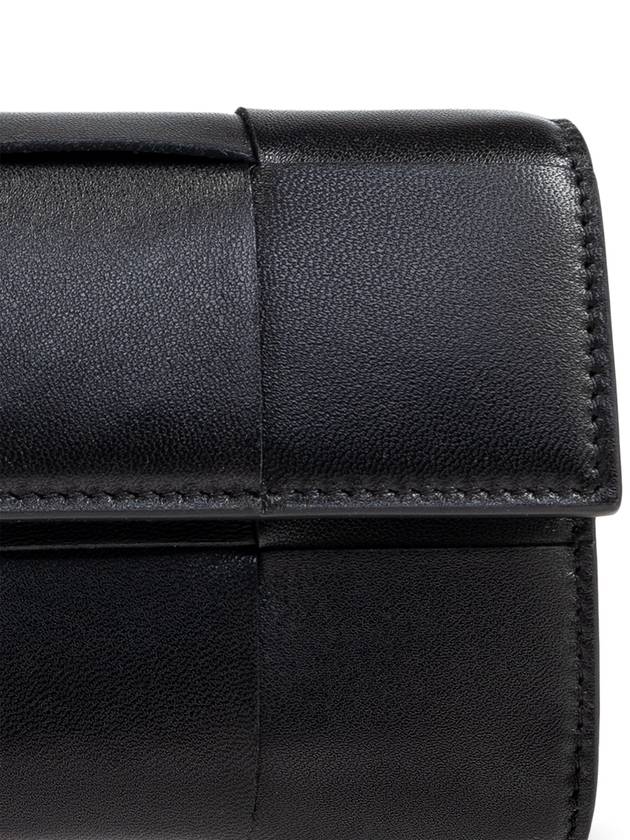 Bottega Veneta Leather Wallet, Women's, Black - BOTTEGA VENETA - BALAAN 5