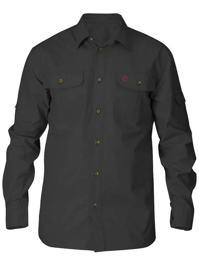 Singi Trekking Long Sleeve Shirt Dark Grey - FJALL RAVEN - BALAAN 2