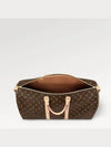 Keepall 55 Bandouli?re Monogram Travel Duffel Bag Brown - LOUIS VUITTON - BALAAN 4