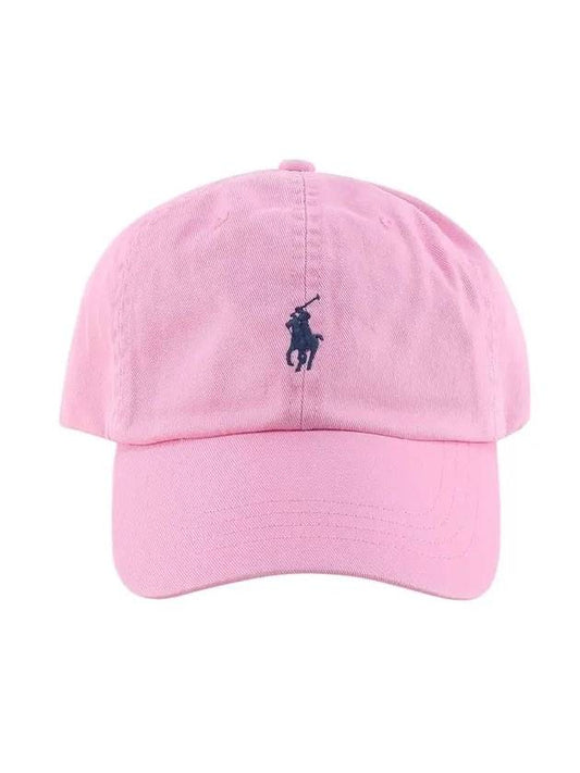 Embroidered Pony Ball Cap Pink - POLO RALPH LAUREN - BALAAN 1