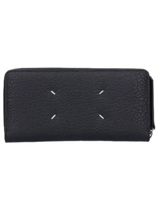 logo stitch wallet black - MAISON MARGIELA - BALAAN 1