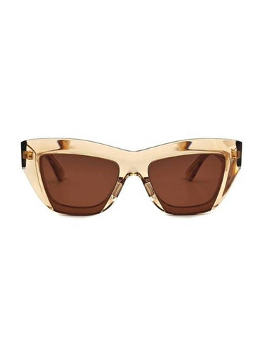 Sunglasses BV1218S 003 BROWN - BOTTEGA VENETA - BALAAN 1