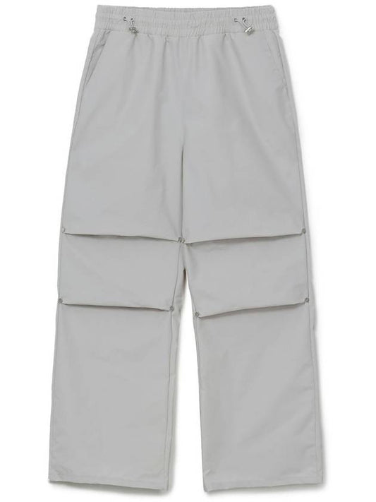 Military wide parachute nylon pants FOG GRAY - WEST GRAND BOULEVARD - BALAAN 2