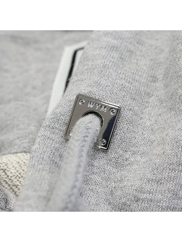 Back Logo  Zip-Up Hoodie Grey - WOOYOUNGMI - BALAAN 6