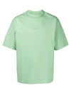 Logo Short Sleeve T-Shirt Green - ACNE STUDIOS - BALAAN 3