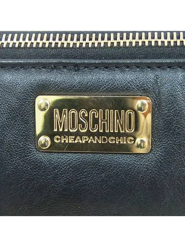 gold clutch bag - MOSCHINO - BALAAN 6