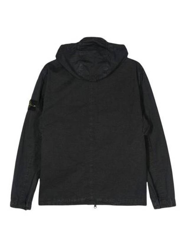 Wappen Old Effect Hooded Jacket Charcoal - STONE ISLAND - BALAAN 3