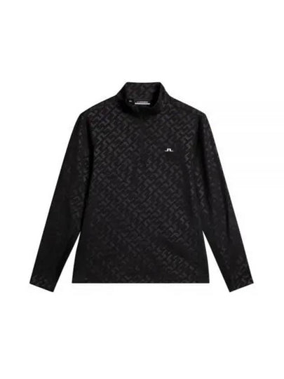 Luke Bias Bridge Deboss Print Mid Layer Long Sleeve T-Shirt Black - J.LINDEBERG - BALAAN 2