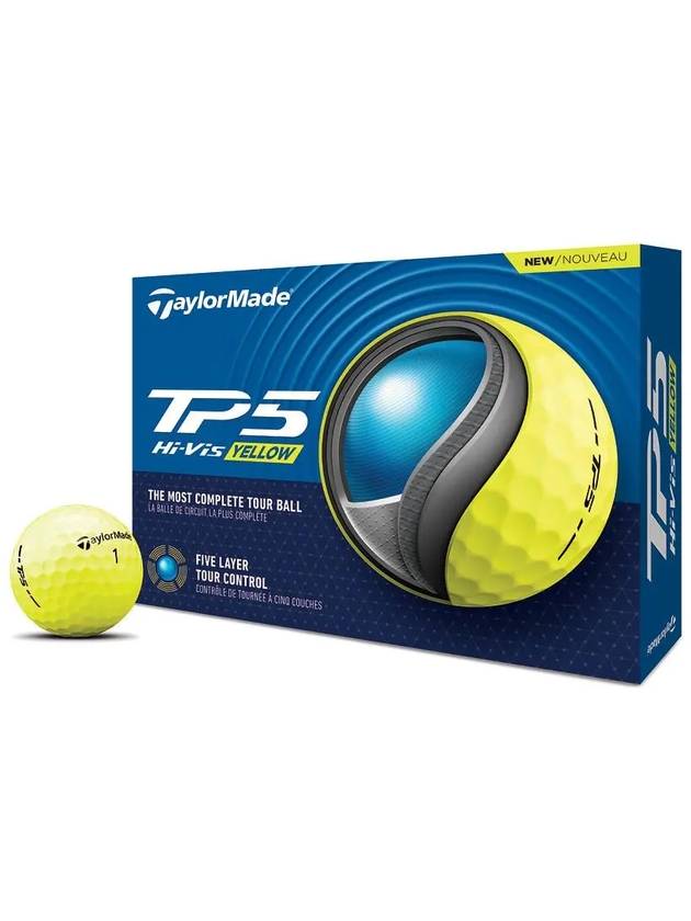 24 years TP5 TP5x 12-ball set white yellow hole-in-one competition meeting free printing - TAYLORMADE - BALAAN 3