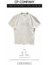 Logo Short Sleeve T-Shirt White - CP COMPANY - BALAAN 3