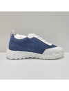 Bouncing Sneakers Chevron Denim Suede Goatskin & Bleu Clair Blanc - HERMES - BALAAN 6