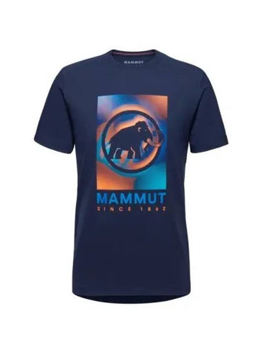 Men's Trovat Short Sleeve T-Shirt Navy - MAMMUT - BALAAN 1