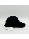 Cotton Triomphe Baseball Cap Black 2AUT6969P - CELINE - BALAAN 5