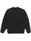 CRACKLE logo brushed sweatshirt 118537 WASHED BLACK - STUSSY - BALAAN 3