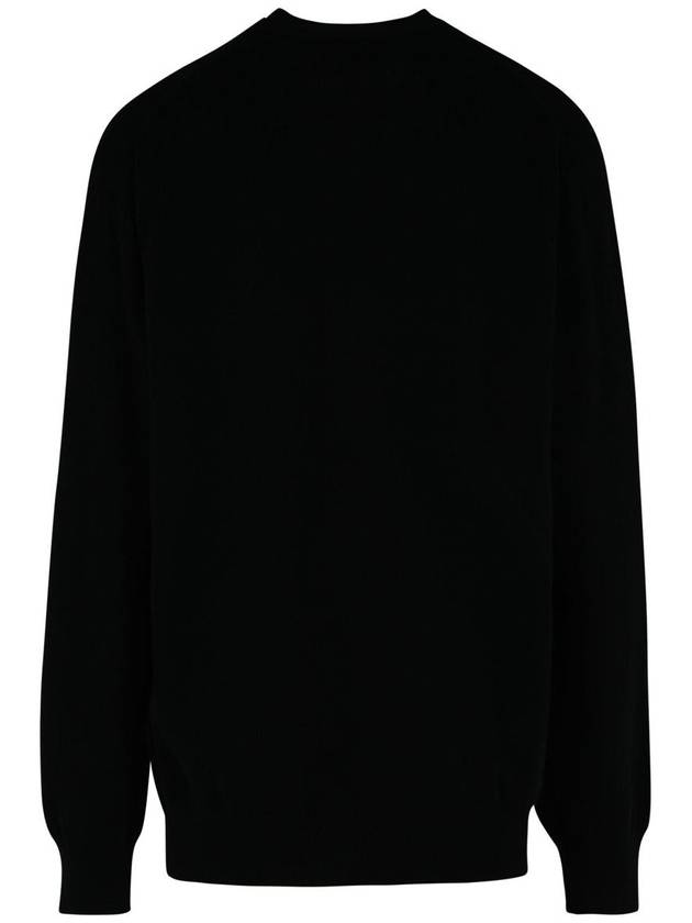 Comme Des Garçons Black Wool Cardigan - COMME DES GARCONS - BALAAN 3