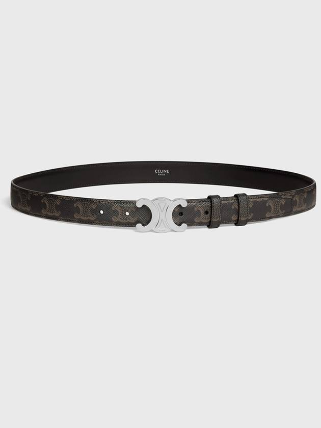 Triomphe Canvas Belt Black - CELINE - BALAAN 3