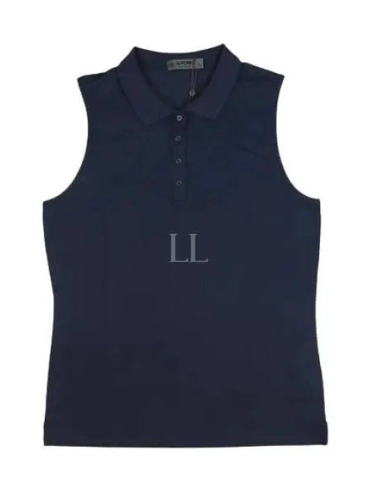 Collar Pleated Sleeveless Navy - G/FORE - BALAAN 2