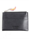 Black Saffiano Banana Charm Card Wallet - PRADA - BALAAN 3