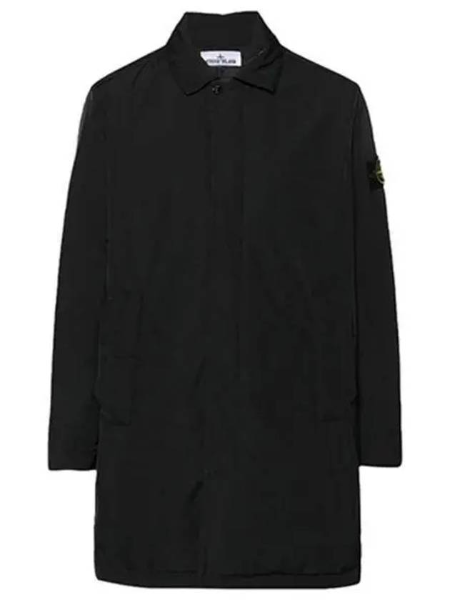 Wappen Patch Twill Prima Loft Insulation Coat Black Men s Padding 270949 - STONE ISLAND - BALAAN 1