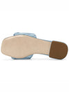 Materasse Nappa Leather Slippers Sky Blue - MIU MIU - BALAAN 6