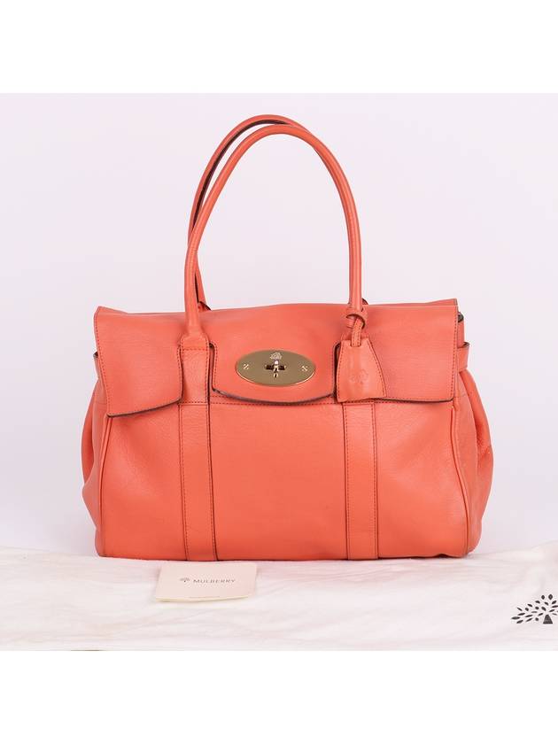 Bayswater Dahong Leather Tote Bag HH8451 - MULBERRY - BALAAN 10