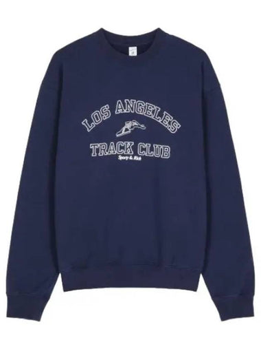 Track Club Sweatshirt Navy - SPORTY & RICH - BALAAN 1