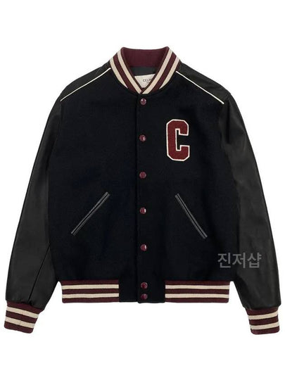 Teddy Classic Wool Jacket Black Burgundy - CELINE - BALAAN 2