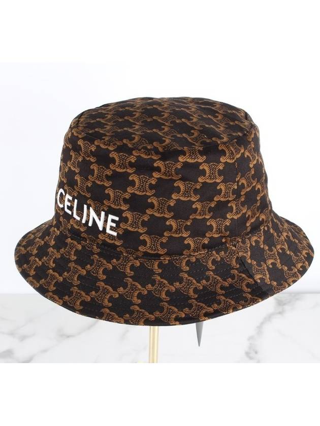 Logo Triope Bucket Hat M - CELINE - BALAAN 4