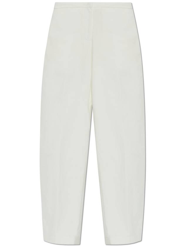 JIL SANDER+ Pants With Logo, Women's, White - JIL SANDER - BALAAN 1