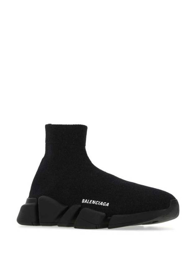 Speed ​​2.0 High Top Sneakers Shiny Black - BALENCIAGA - BALAAN 3