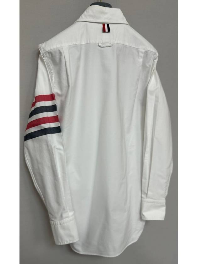 striped zip up shirt 1 - THOM BROWNE - BALAAN 6