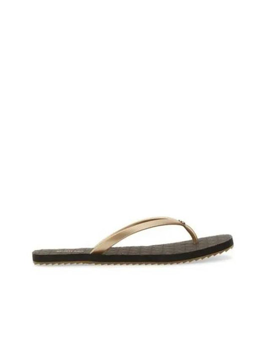 Jinx Logo Flip Flop Brown - MICHAEL KORS - BALAAN 2