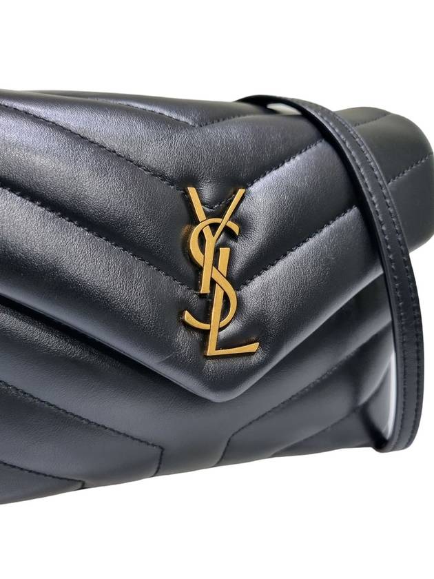 Women s 630951 Black Leather Gold Lulu Toy Cross Bag - SAINT LAURENT - BALAAN 9