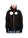 s Women's Hooded Padded Bomber Jacket M32LB002S 1001 - MOOSE KNUCKLES - BALAAN 1