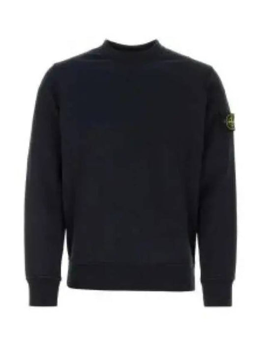 Wappen Patch Garment Dyed Sweatshirt Navy - STONE ISLAND - BALAAN 2