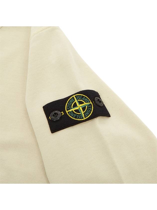 Kids Garment Dyed Logo Wappen Patch Sweatshirt Beige - STONE ISLAND - BALAAN 5