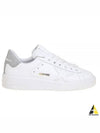 Purestar White Silver Glitter Heel Tab Sneakers - GOLDEN GOOSE - BALAAN 2