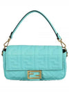 Nappa Leather Shoulder Bag Light Blue - FENDI - BALAAN 2