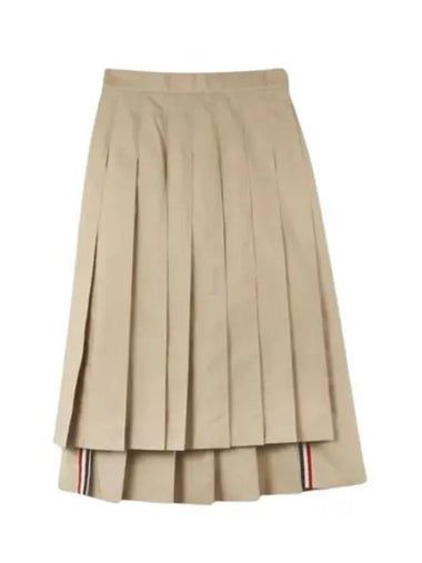 Classic Typewriter Women s Pleated Skirt FGC400U 04502 250 - THOM BROWNE - BALAAN 1