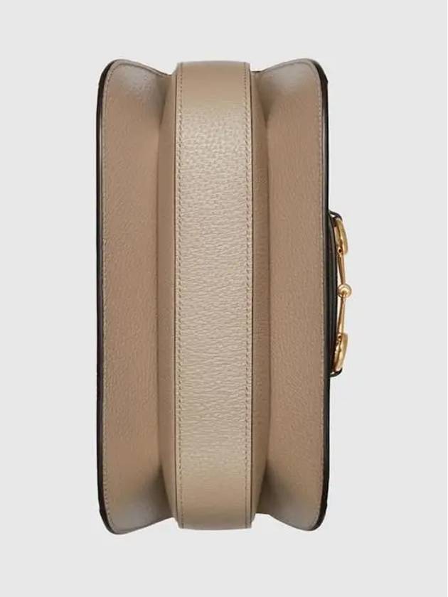 Horsebit 1955 Canvas Small Shoulder Bag White Beige - GUCCI - BALAAN 9