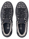 B Court Jacquard Monogram Low Top Sneakers Black - BALMAIN - BALAAN 7