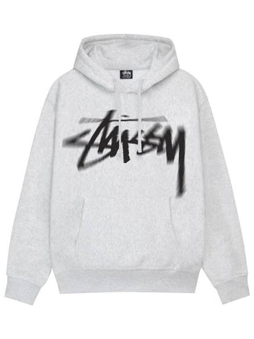 Dizzy Stock Hoodie Ash Heather - STUSSY - BALAAN 1