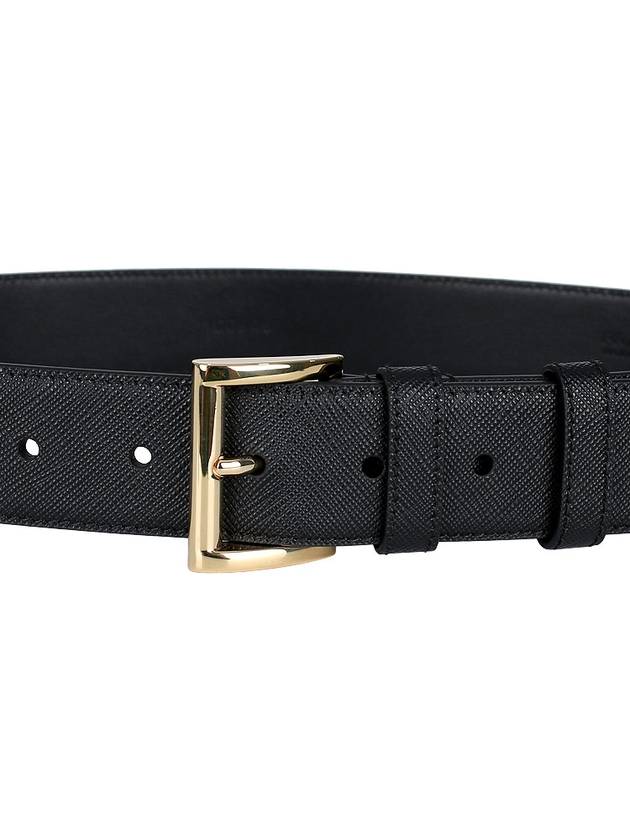 Saffiano Leather Beltt Nero - PRADA - BALAAN 10